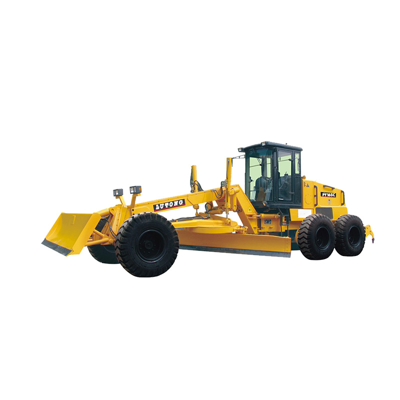PY165C Motor Grader Hydraulic Road Machinery Grader with Ripper and Blade Engine