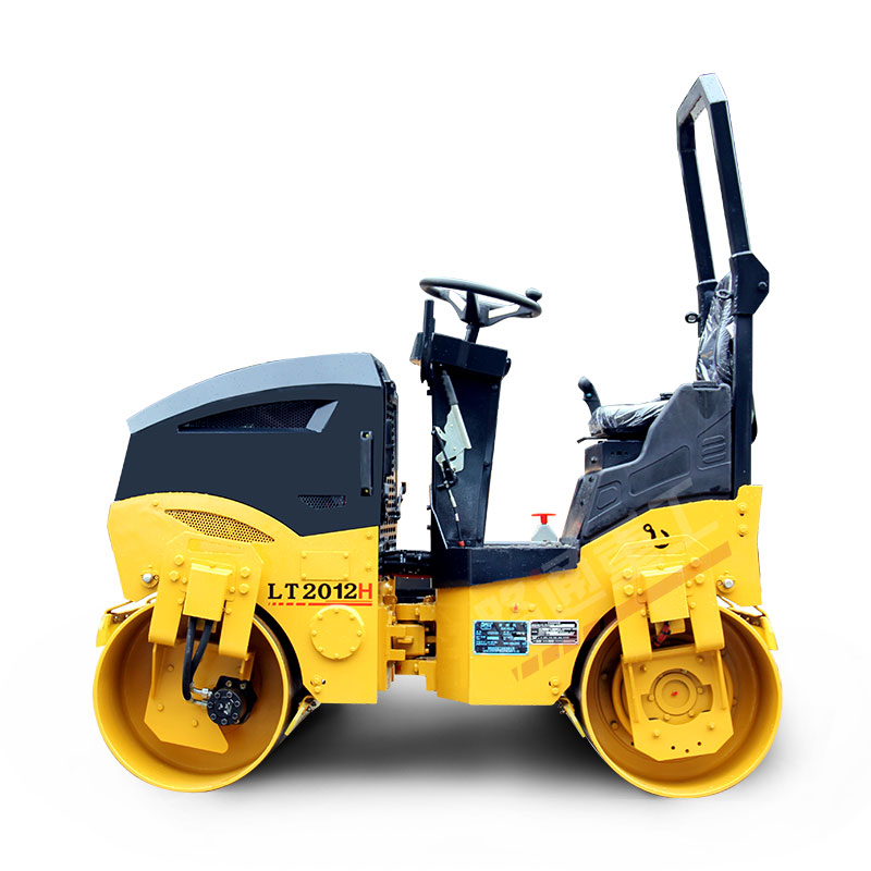 Lutong LTC2012H 1.2-ton Small Road Roller: Full Hydraulic Dual Drum, A Reliable Helper for Narrow Working Conditions